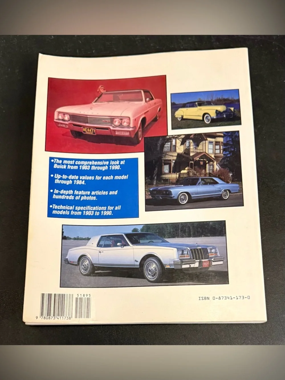Vintage Standard Catalog of Buick 1903-1990 First Edition - Reference Guide